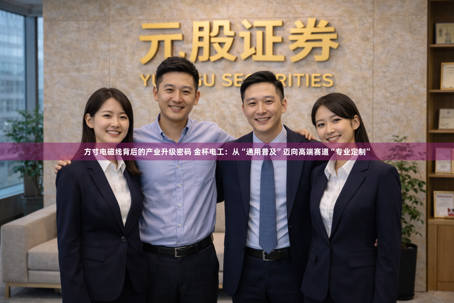 方寸电磁线背后的产业升级密码 金杯电工：从“通用普及”迈向高端赛道“专业定制”